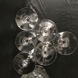 Lot de 6 verres et 1 carafe