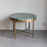 Green marble coffee table
