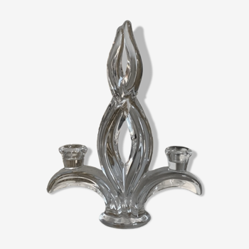 Crystal candle holder