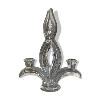 Crystal candle holder