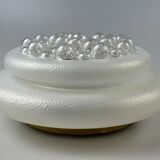 60s 70s Plafoniere gold wall lamp bubble glass space age design