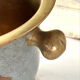French cloisonne bucket enamelled colored over brass champagne cooler