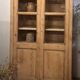 Antique Parisian wardrobe - raw solid wood: dresser bookshelf