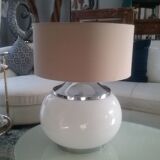 Beautiful and elegant table lamp vintage Murano glass ball - 70 year - art deco style