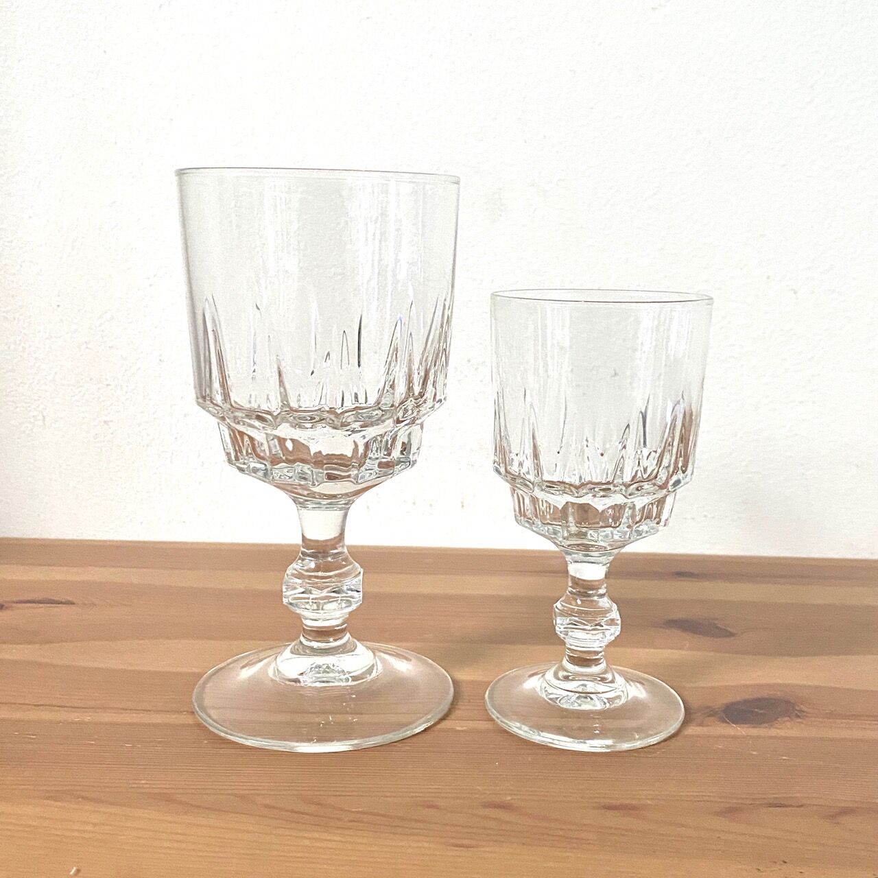 12 verres à vin - verres à eau luminarc lance vintage 100% recup