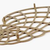 Brass snail flat bottom