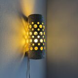 Danish chamotte wall sconce, 1960s