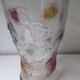 Vase capucine décoré Luminarc vintage (25cm) A1