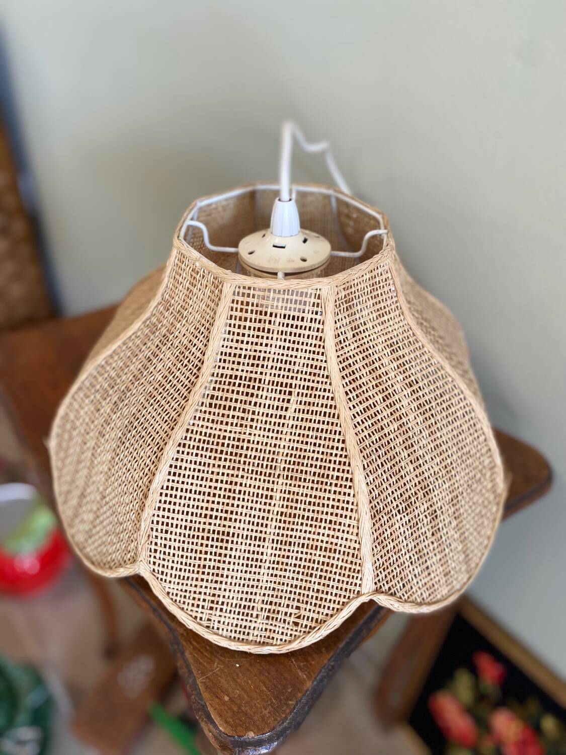 Vintage tulip pendant light