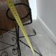 Vintage wrought iron magazine rack
