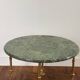 Green marble coffee table