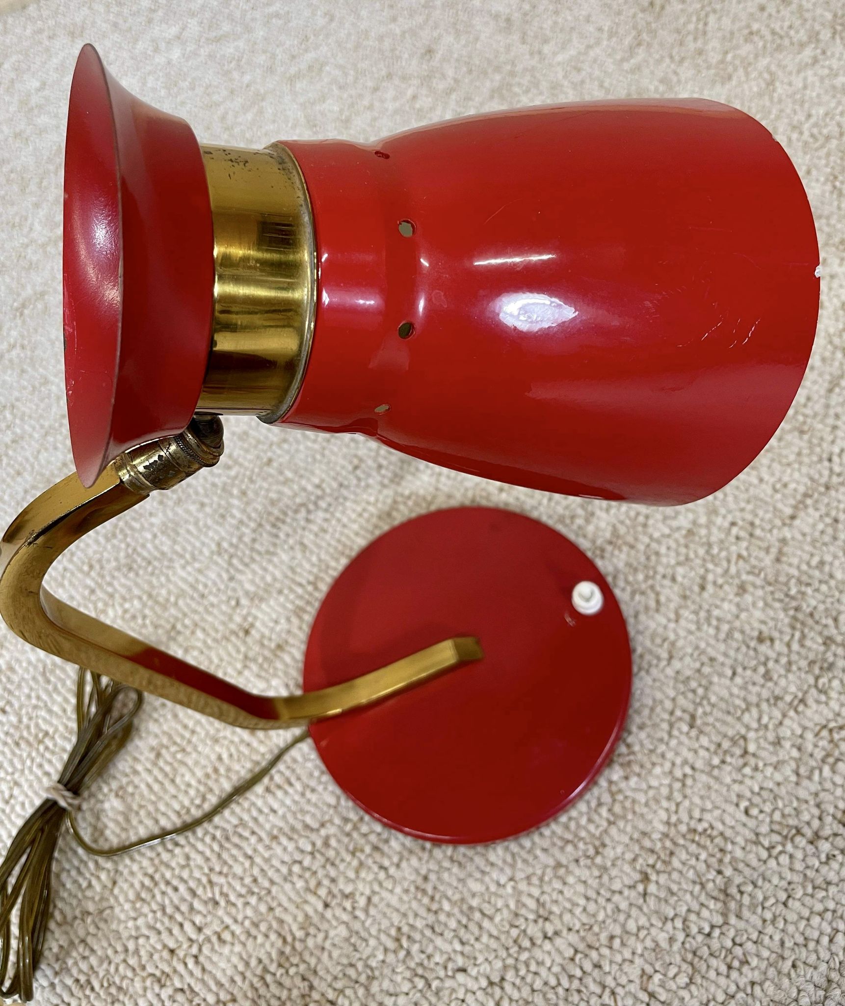 Table lamp Diabolo France Vintage 60 ́s