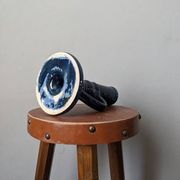 Bougeoir à main en céramique artisanale