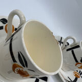 Set of 4 badonviller cups