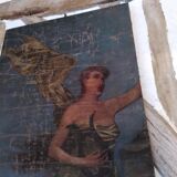 Large canvas XVIIth Erato, muse of lyric poetry