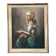 Portrait d'une fille. Huile sur toile.