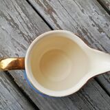 Pot à lait bleu