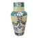 Vase en porcelaine chinoise fond jaune famille-rose doré à l’or fin