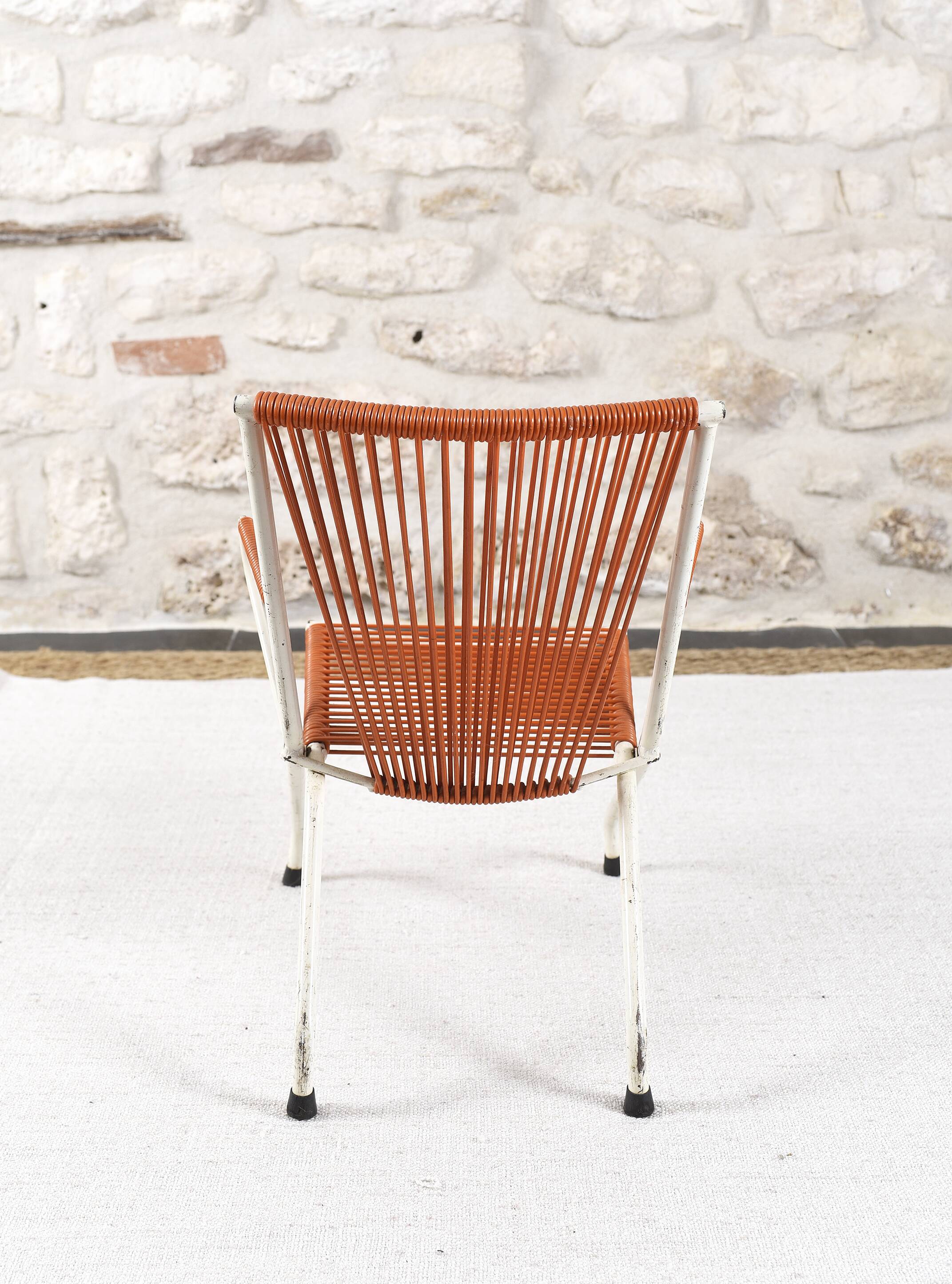 Folding Scoubidou armchair for children