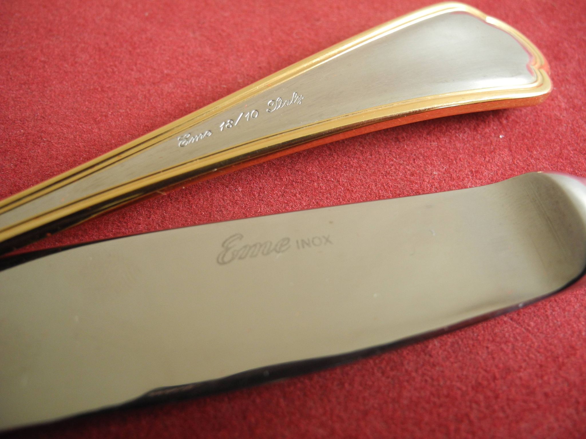 62-piece vintage stainless steel cutlery set, Eme 18/10, Italy