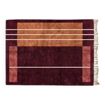 Tapis berbère en laine pure fait main traditionnelle taille 150x250cm