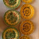 Lot de 7 assiettes  a dessert anciennes en barbotine  de Sarreguemines