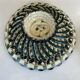 Large woven and twisted ceramic basket, Fase, Vallauris
