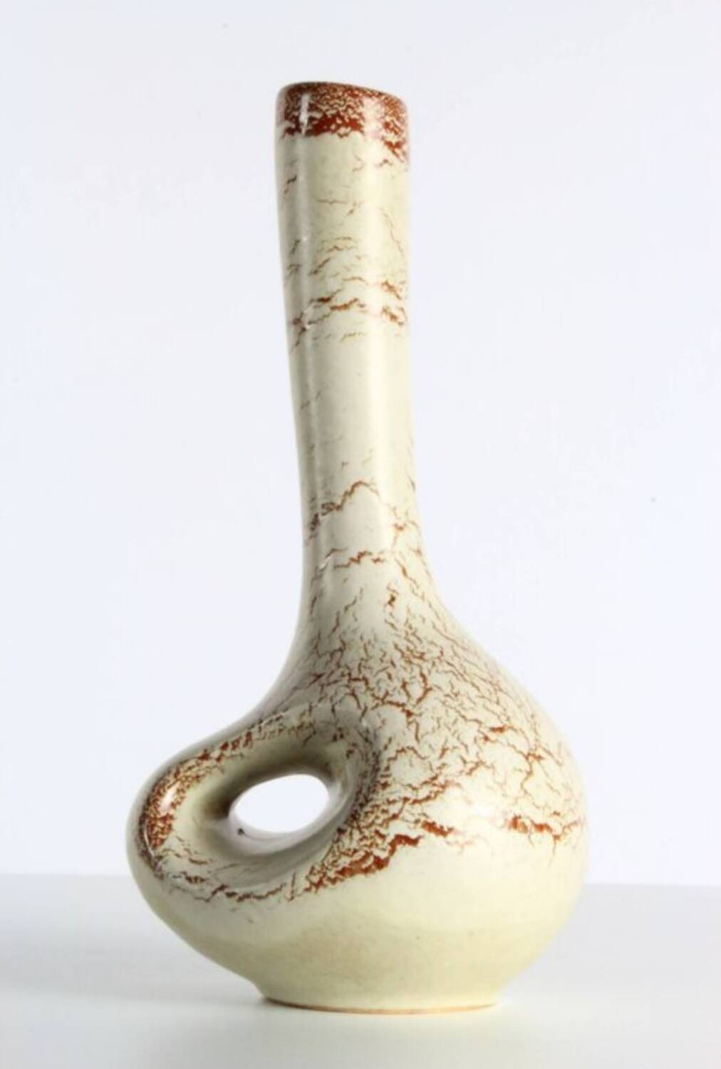 1970s ceramic vase, Roberto Rigon for Bertoncello