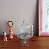 Cake stand, glass dome on a stand