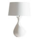 GALIBERT WHITE CERAMIC LAMP, 1960s