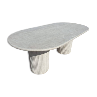 Natural Travertine Dining Table