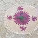 Vintage hand-embroidered tablecloth 150x156 cm