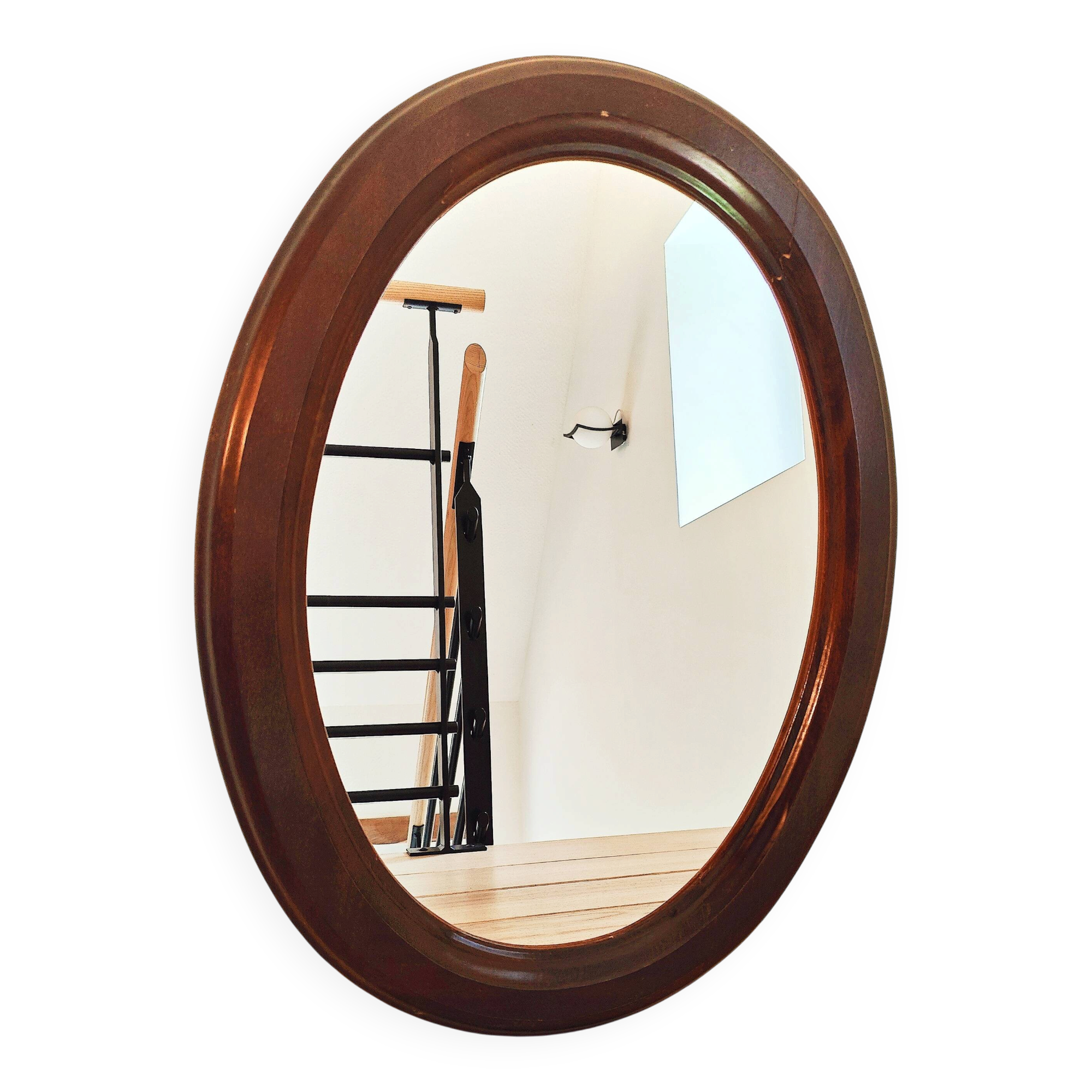 Antique oval mirror (12)