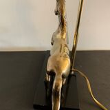Brass horse lamp 1970