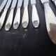12 + 1 Orbrille knife silver metal art deco period