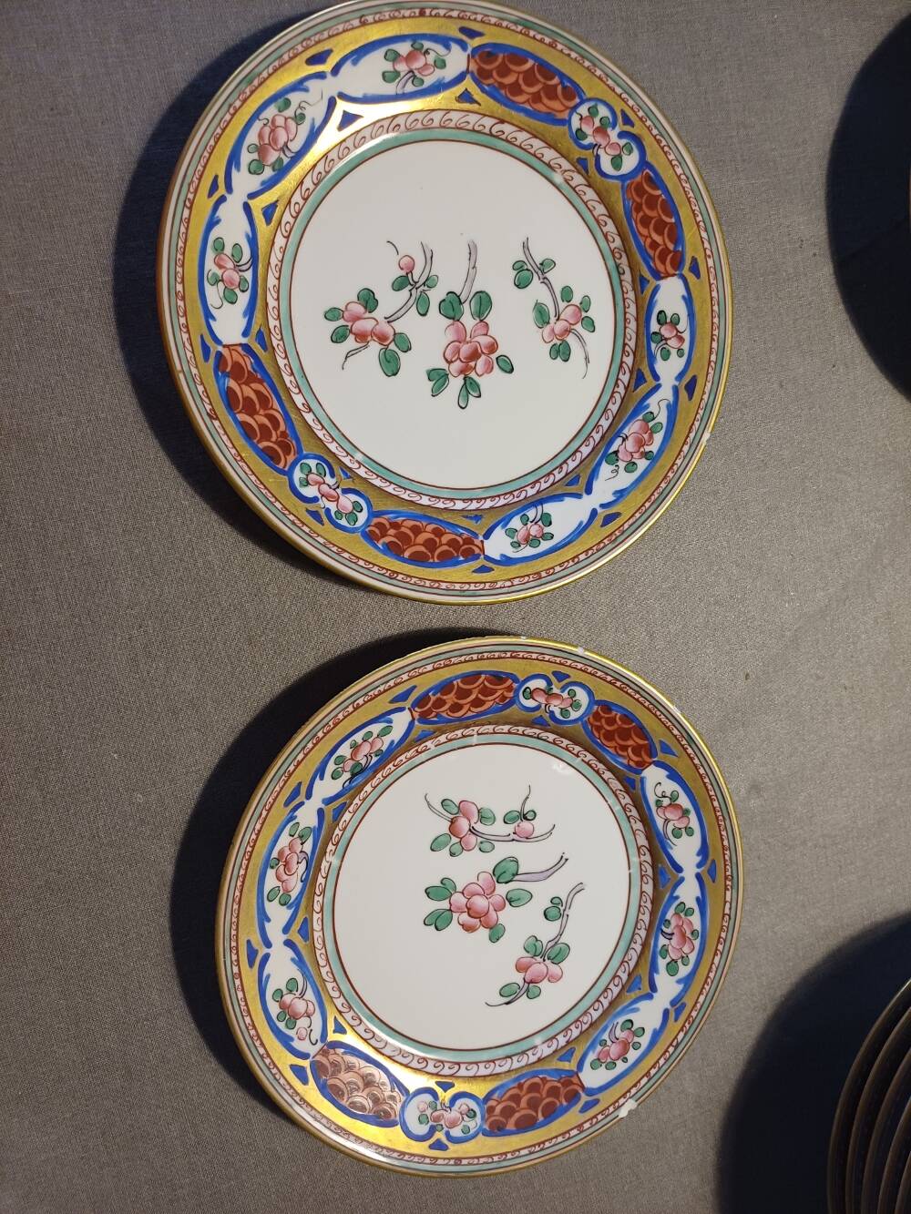 Tea and cake service in porcelain Circa 1950/60