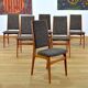 Set of 6 Danish Chairs by Schionning & Elgaard for Randers 1960