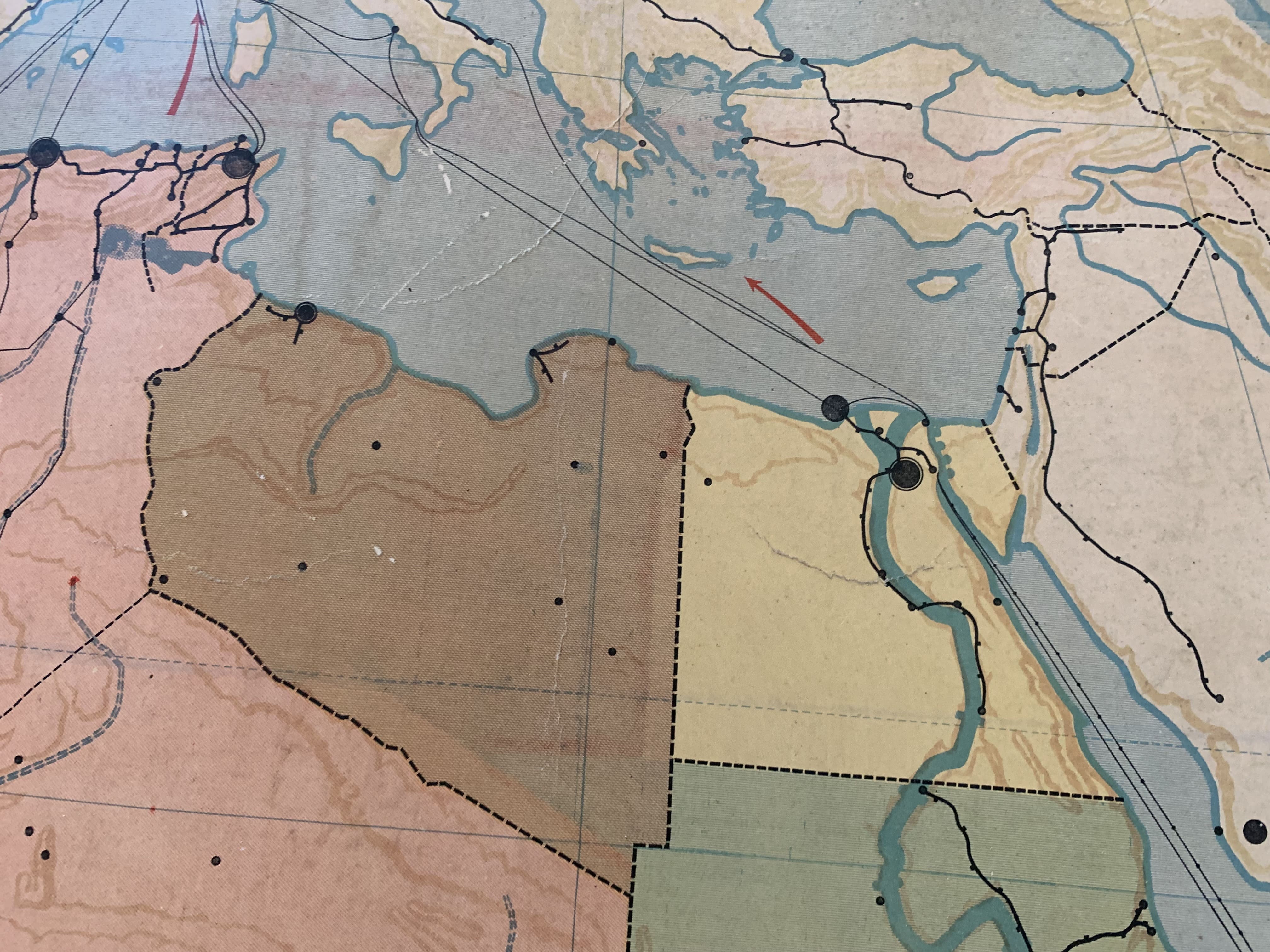 Old map Political Africa - n°17 and 17 bis by Vidal Lablache