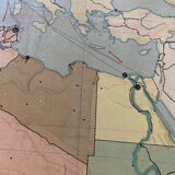 Old map Political Africa - n°17 and 17 bis by Vidal Lablache