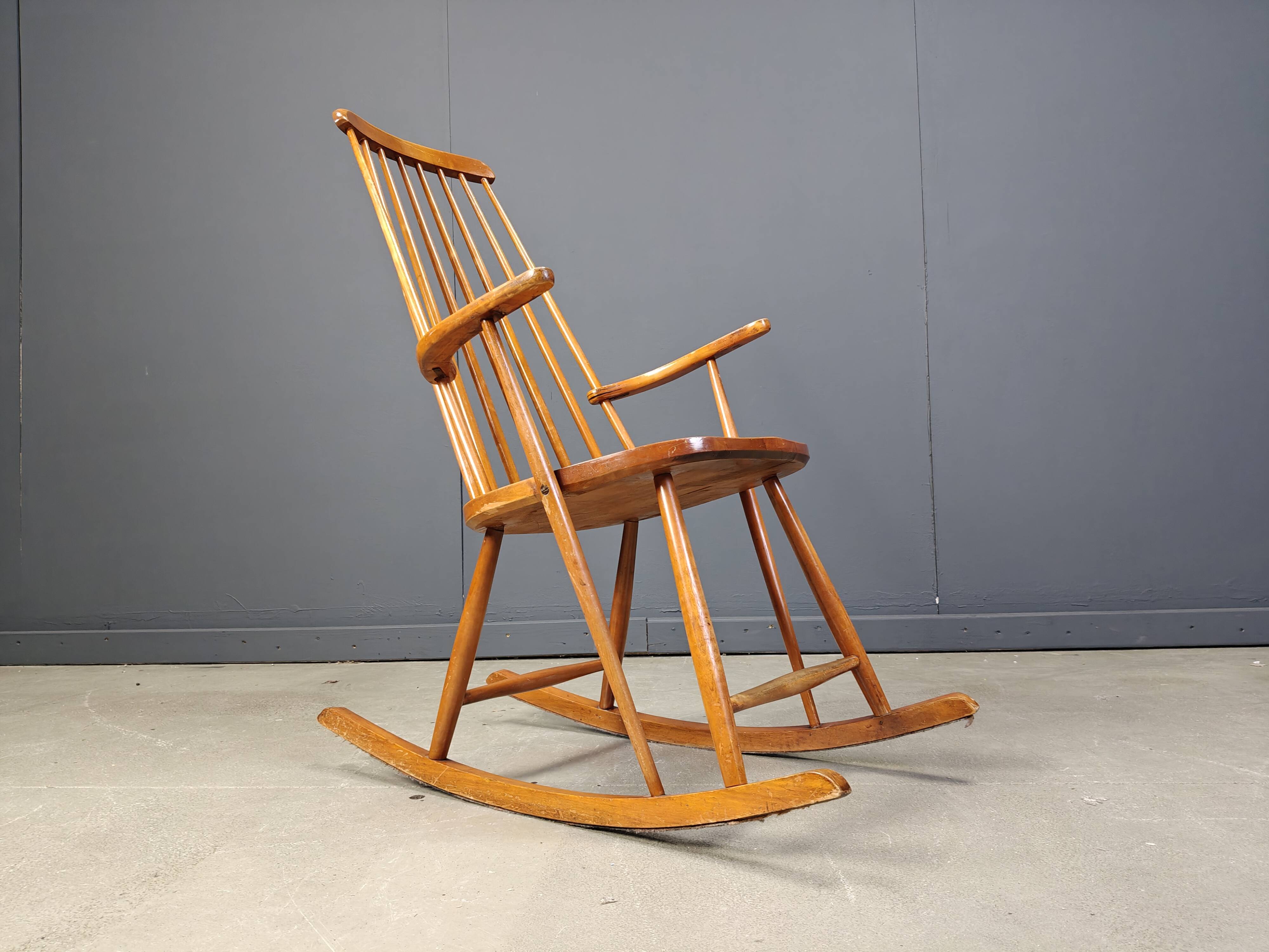 Vintage danish rocking chair, 1960s