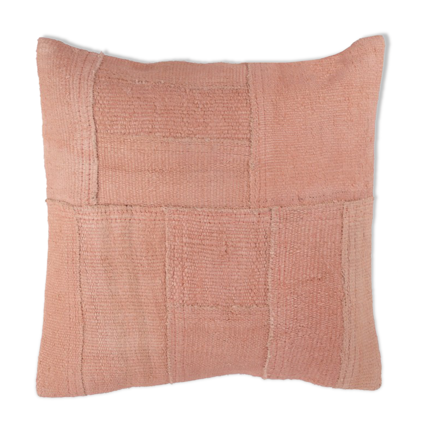 Hemp patchwork cushion cover 50 x 50 cm