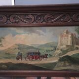 Pier in carved oak 156x130cm