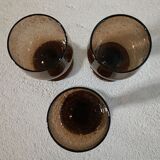 3 cognac glasses Biot style