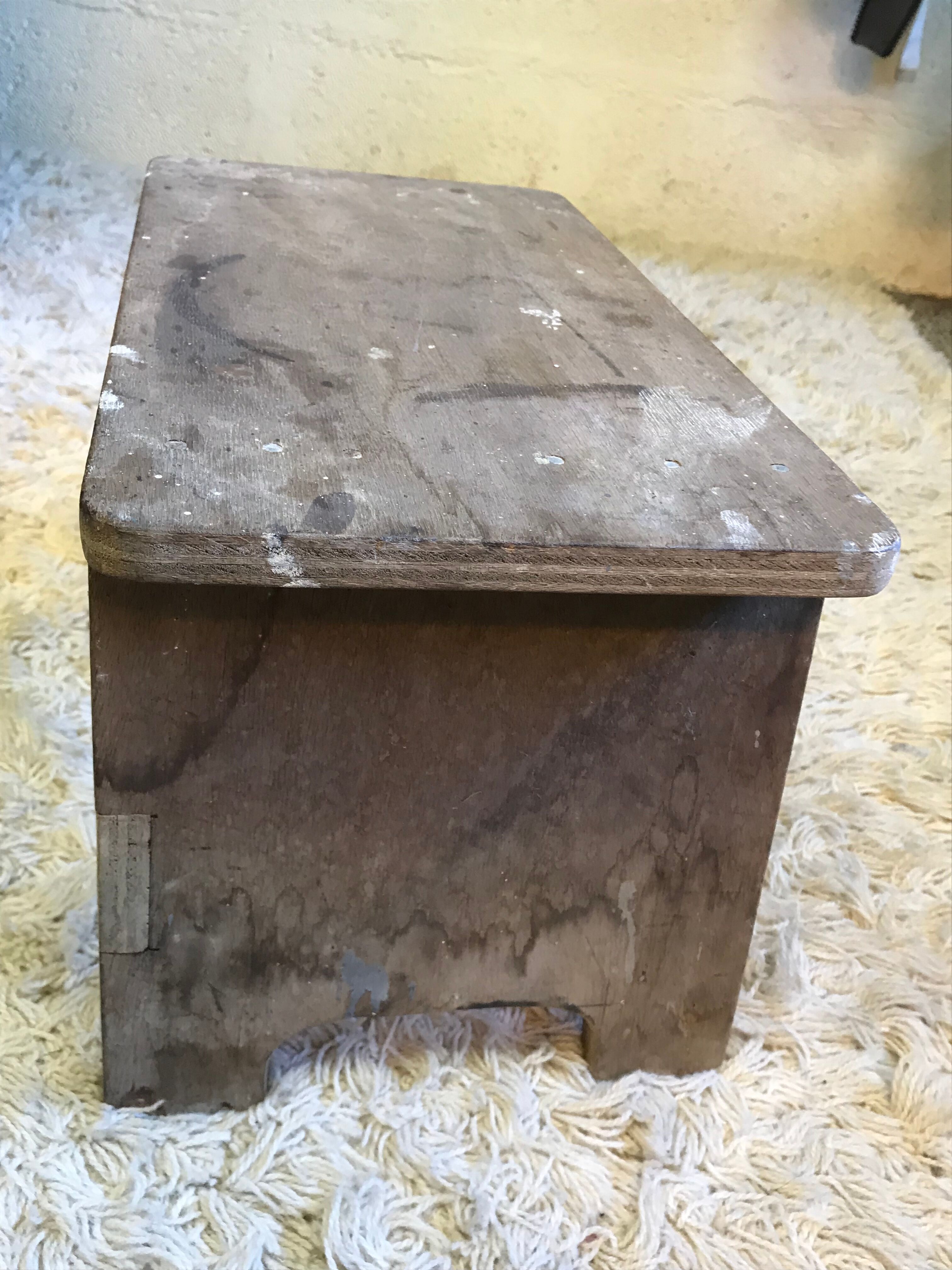 Wooden handcrafted footrest