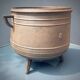 Cast-foot and cast-iron cauldron
