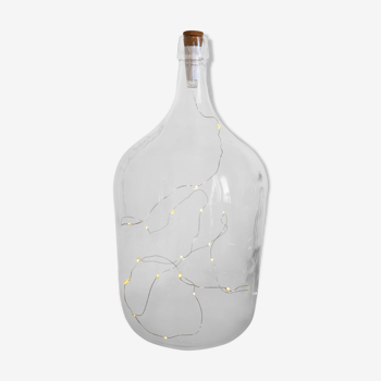 Demijohn cylindrical white