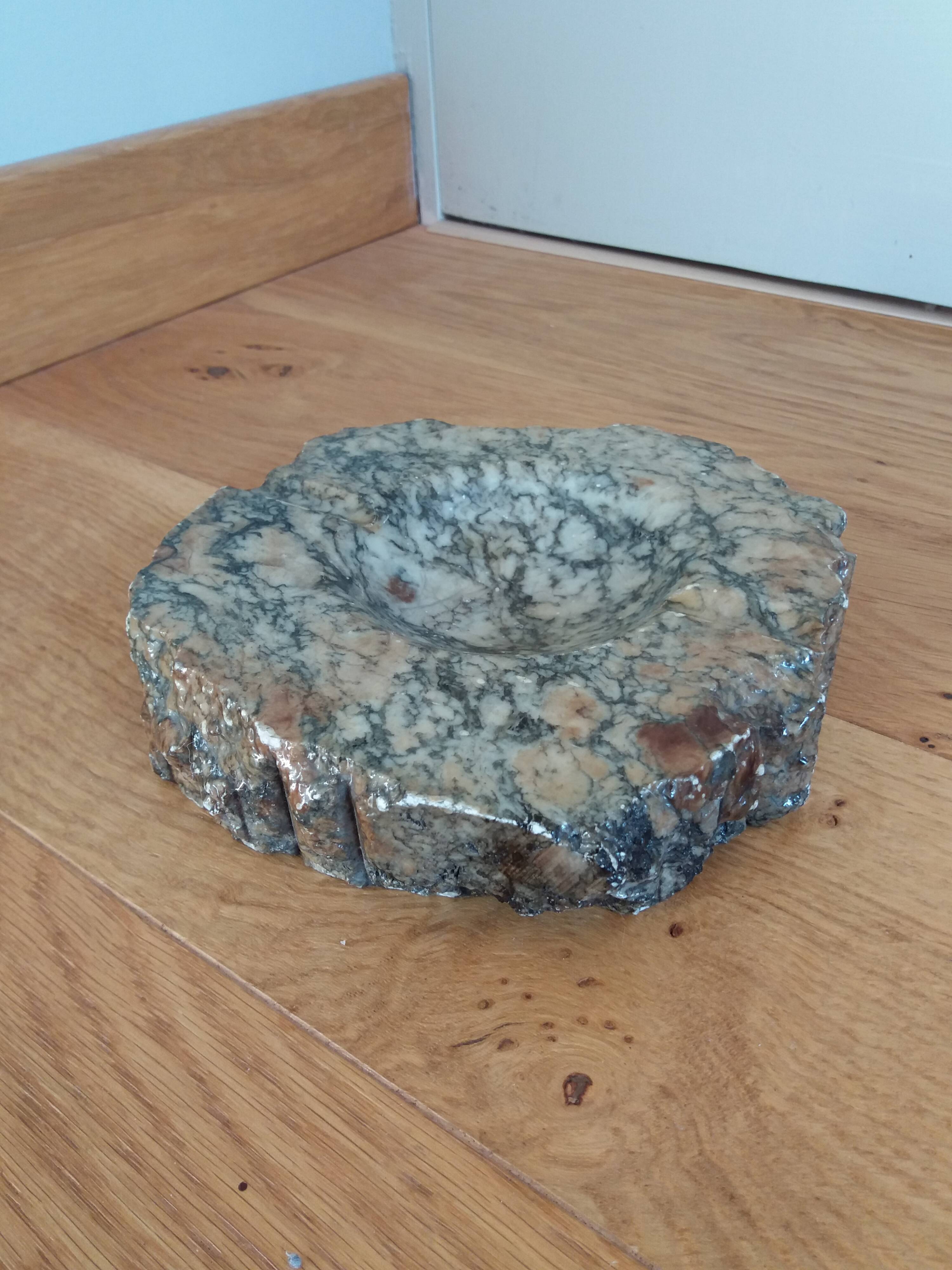 Romano Bianchi alabaster ashtray Italy