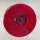Large Empoli red blown glass carafe / Genie Bottle