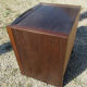 Paire de tables de chevet, vintage, placage palissandre