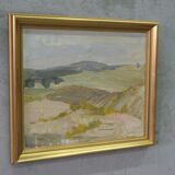 Ruth Wahlund (1906-1994 ), Swedish Landscape, 1960, Oil on Canvas, Framed